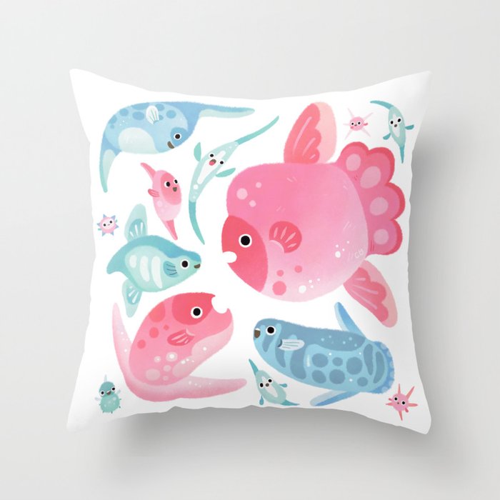 sunfish Throw Pillow Gallery Image 6
