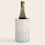Gold And Grey Geo Wine Chiller Gallery Image 1