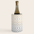 Gold And Grey Geo Wine Chiller Gallery Image 3