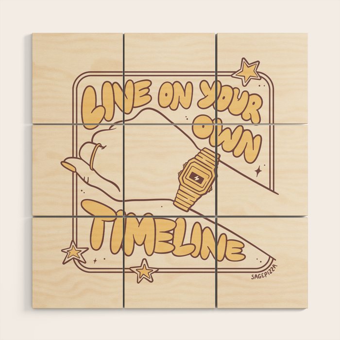 Timeline Wood Wall Art Gallery Image 1