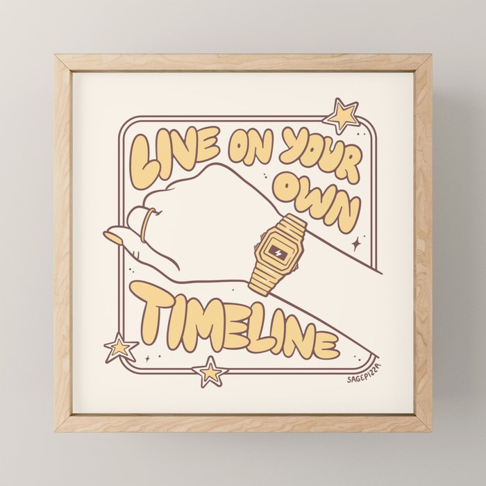 Timeline Mini Art Print Gallery Image 1