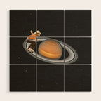 Saturn Skating - Skateboard Wood Wall Art Gallery Image 1