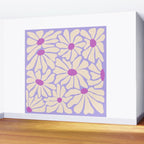 Big Groovy Flower - Purple Wall Mural Gallery Image 2