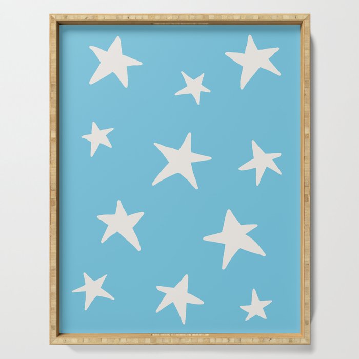 Stars Sky Blue Serving Tray Gallery Image 1