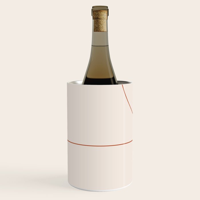 Modern Minimal Line Abstract XXVI Wine Chiller Gallery Image 2