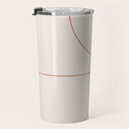 Modern Minimal Line Abstract XXVI Travel Mug Gallery Image 3