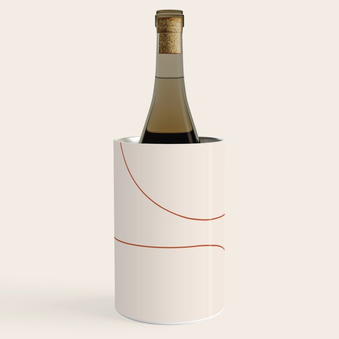 Modern Minimal Line Abstract XXVI Wine Chiller Gallery Image 1