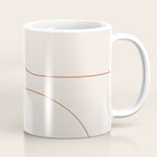 Modern Minimal Line Abstract XXVI Coffee Mug Gallery Image 1