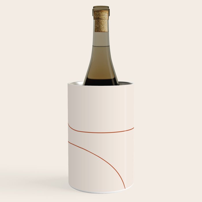 Modern Minimal Line Abstract XXVI Wine Chiller Gallery Image 3