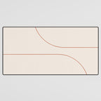 Modern Minimal Line Abstract XXVI Desk Mat Gallery Image 3