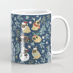 Christmas Pugs Coffee Mug Gallery Image 1