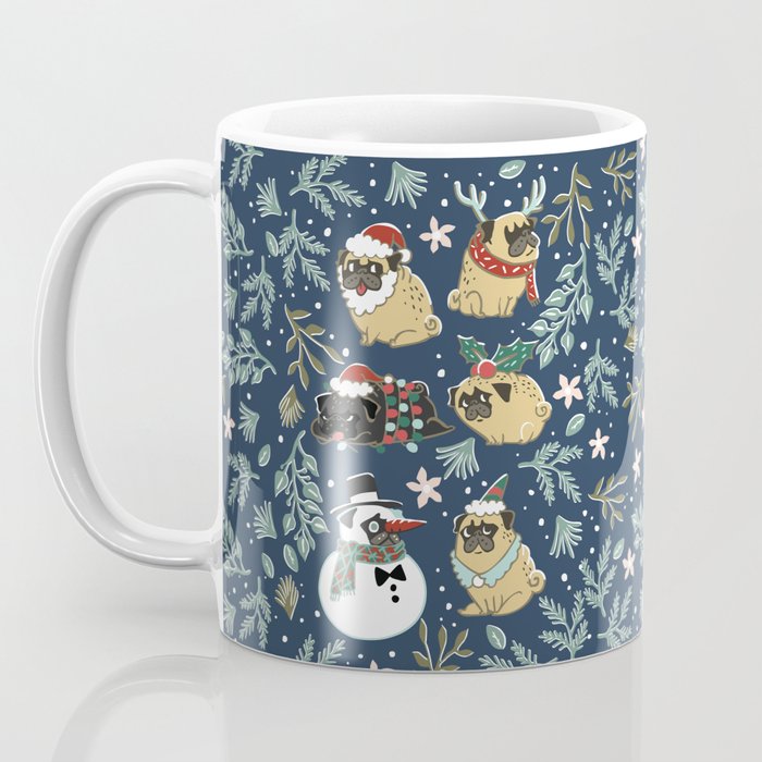 Christmas Pugs Coffee Mug Gallery Image 3