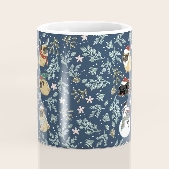 Christmas Pugs Coffee Mug Gallery Image 4