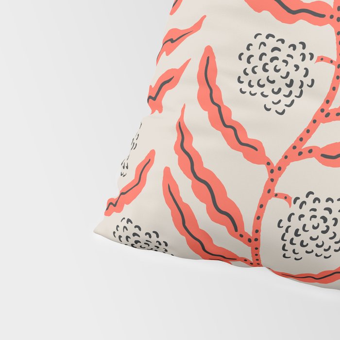 LA VILLE VINE CORAL Pillow Sham Gallery Image 4