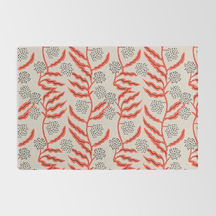 LA VILLE VINE CORAL Rug Gallery Image 2