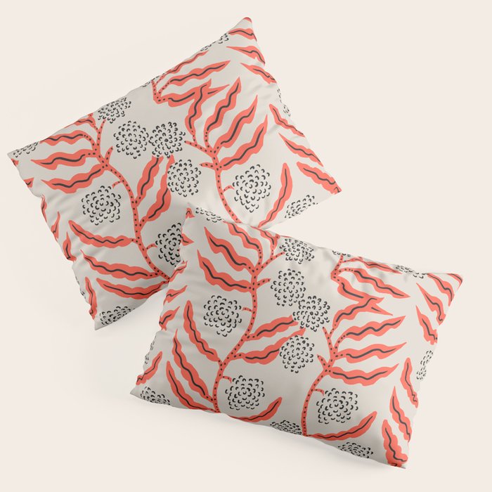 LA VILLE VINE CORAL Pillow Sham Gallery Image 3