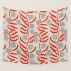 LA VILLE VINE CORAL Wall Tapestry Gallery Image 4