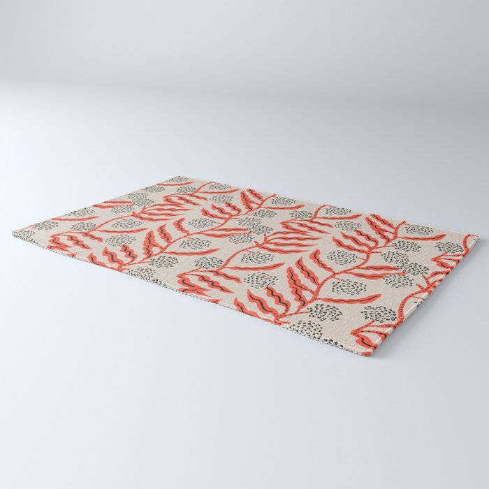LA VILLE VINE CORAL Rug Gallery Image 3