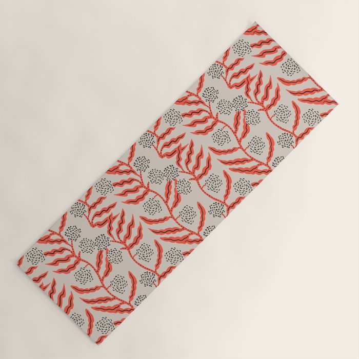 LA VILLE VINE CORAL Yoga Mat Gallery Image 1