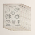 Whisky Barrel Patent - Whisky Art - Antique Wrapping Paper Gallery Image 3