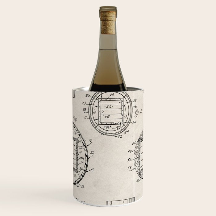 Whisky Barrel Patent - Whisky Art - Antique Wine Chiller Gallery Image 1