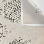 Whisky Barrel Patent - Whisky Art - Antique Wall Tapestry Gallery Image 3