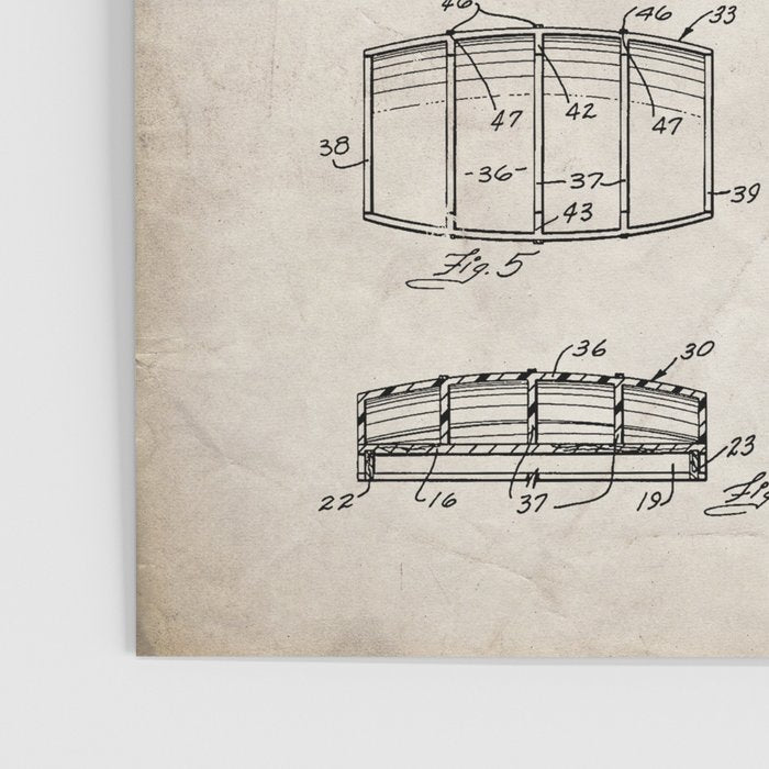 Whisky Barrel Patent - Whisky Art - Antique Poster Gallery Image 3