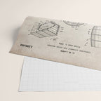 Whisky Barrel Patent - Whisky Art - Antique Wrapping Paper Gallery Image 2