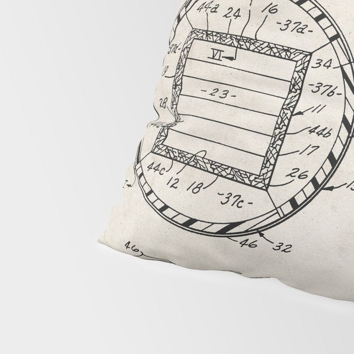 Whisky Barrel Patent - Whisky Art - Antique Pillow Sham Gallery Image 4