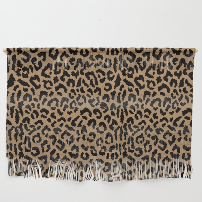 2000s leopard-black on tan Wall Hanging Gallery Image 1