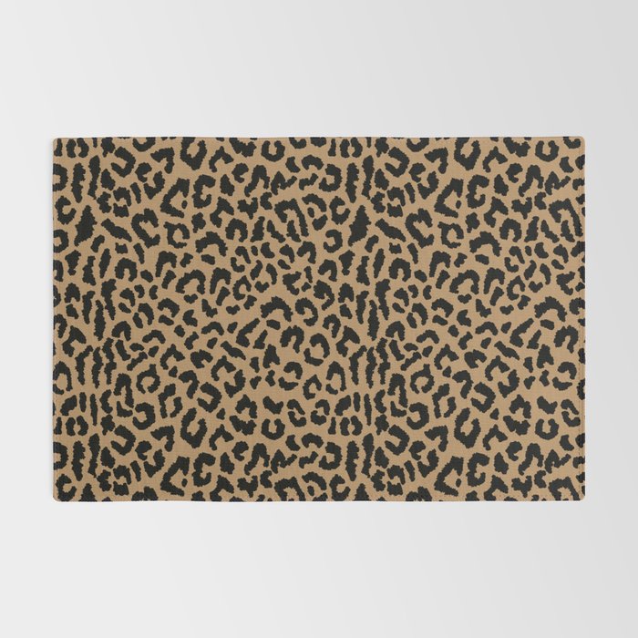 2000s leopard-black on tan Rug Gallery Image 2
