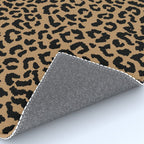 2000s leopard-black on tan Rug Gallery Image 4