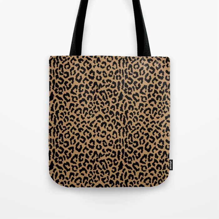 2000s leopard-black on tan Tote Bag Gallery Image 1