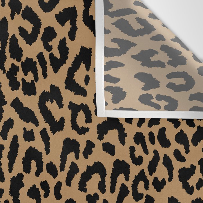 2000s leopard-black on tan Wall Tapestry Gallery Image 3