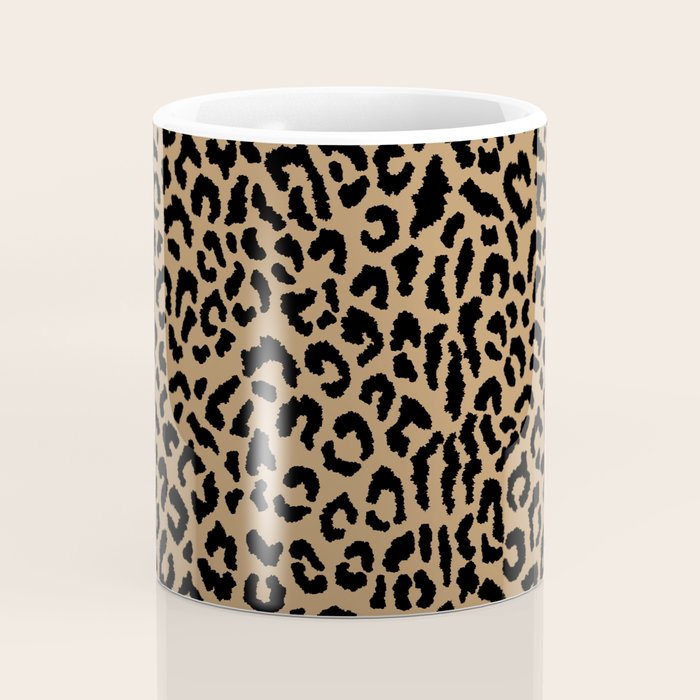 2000s leopard-black on tan Coffee Mug Gallery Image 4