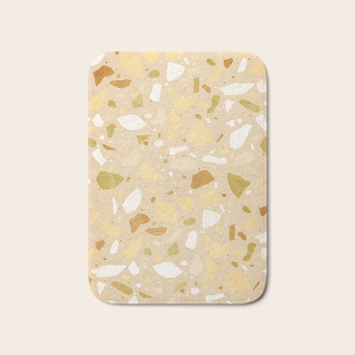Terrazzo pattern Bath Mat Gallery Image 1