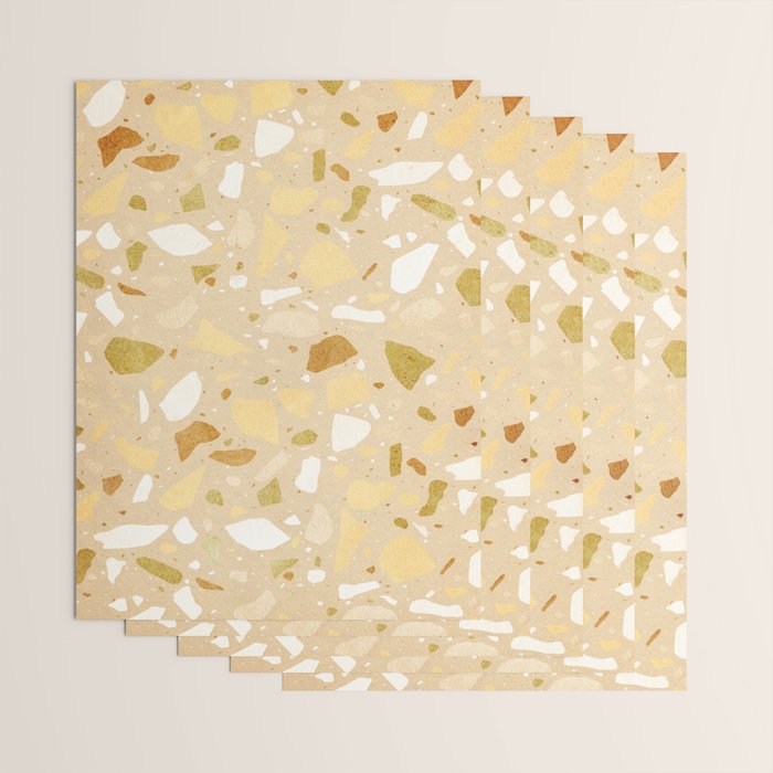 Terrazzo pattern Wrapping Paper Gallery Image 3