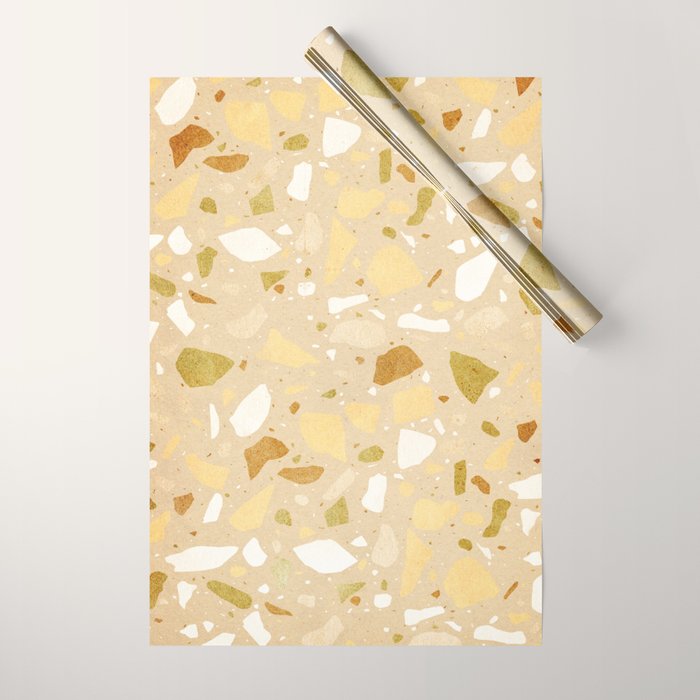 Terrazzo pattern Wrapping Paper Gallery Image 1
