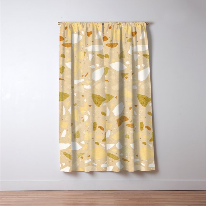 Terrazzo pattern Window Curtain Gallery Image 3