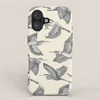 great blue herons pearl iPhone Case Gallery Image 1
