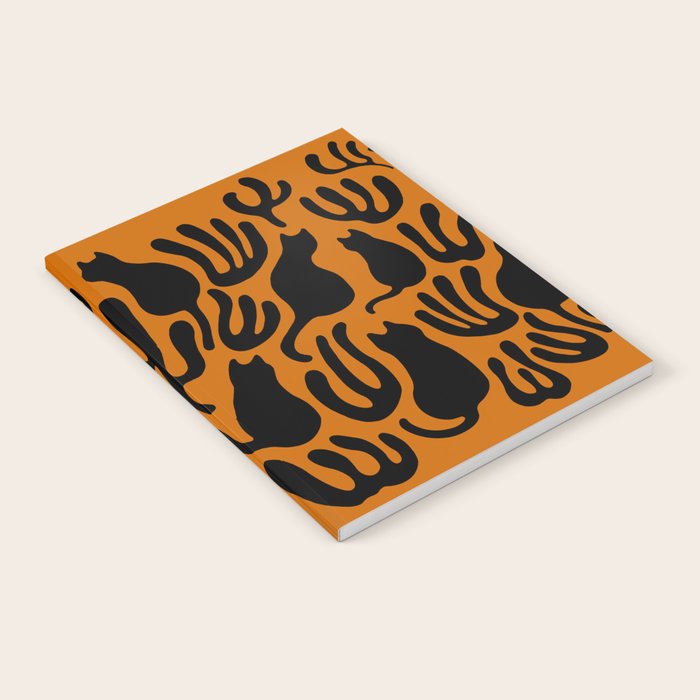 Pattern Cat 02a Autumn Notebook Gallery Image 1