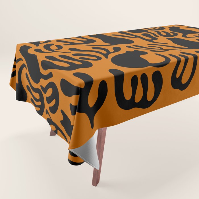 Pattern Cat 02a Autumn Tablecloth Gallery Image 1
