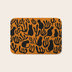 Pattern Cat 02a Autumn Bath Mat Gallery Image 1