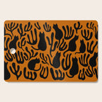 Pattern Cat 02a Autumn Cutting Board Gallery Image 1