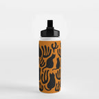 Pattern Cat 02a Autumn Water Bottle Gallery Image 2