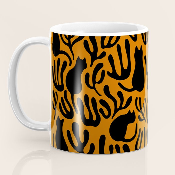 Pattern Cat 02a Autumn Coffee Mug Gallery Image 3