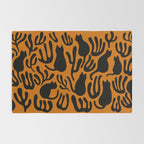 Pattern Cat 02a Autumn Rug Gallery Image 2