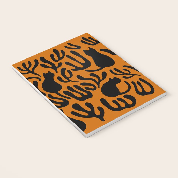 Pattern Cat 02a Autumn Notebook Gallery Image 3