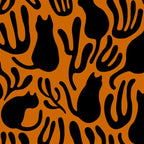 Pattern Cat 02a Autumn Coffee Mug Gallery Image 2