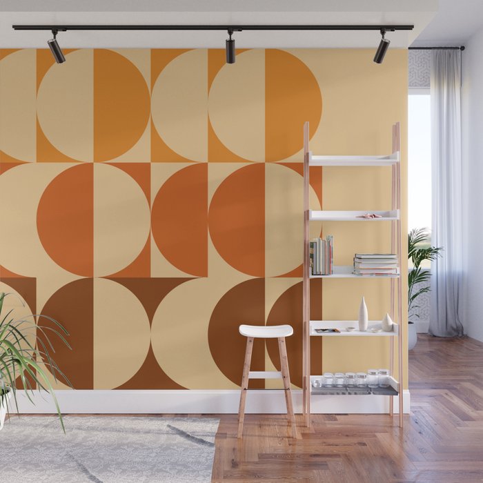 Vintage Geometric 03A Wall Mural Gallery Image 1